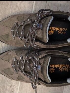 Jack Wolfskin Olive Brown Women's Trail Sneakers